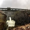 Maentwrog New dam (Trawsfynyddd reservoir): During the scour test on 6th March 2019