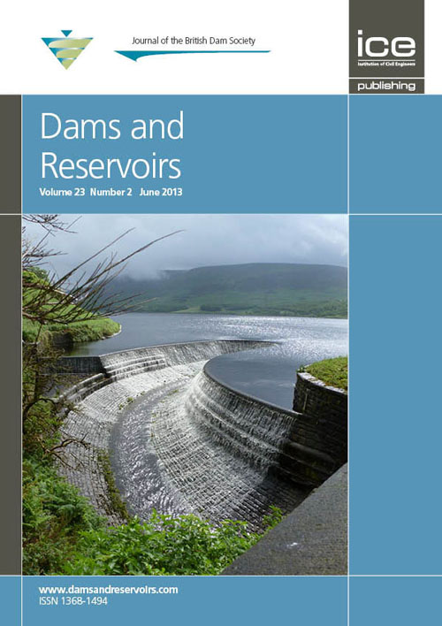 Dams & Reservoirs journal front cover